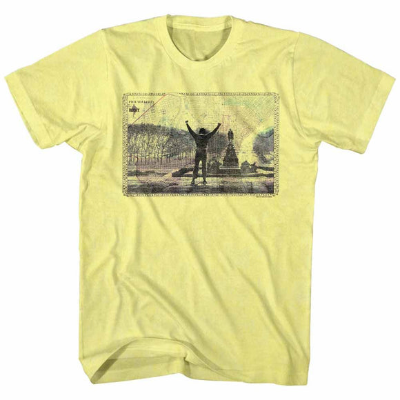 ROCKY 1976 PHILLY S T-Shirt in Yellow Heather