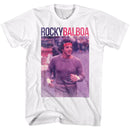 ROCKY PIC WITH NAME S T-Shirt in White