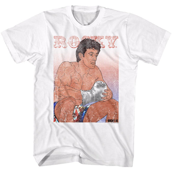 ROCKY CONTEMPLATION S T-Shirt in White