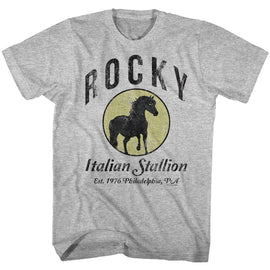 ROCKY ESTABLISHED 1967 S T-Shirt in GRAY Heather