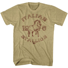 ROCKY 1967 STALLION S T-Shirt in Khaki Heather