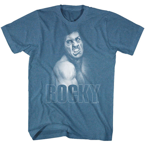 ROCKY SMASH S T-Shirt in Indigo Heather