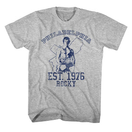 ROCKY PHILIDELPHIA S T-Shirt in GRAY Heather