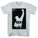 ROCKY BLOCKED OUT S T-Shirt in GRAY Heather