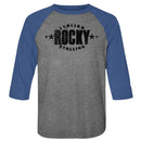 ROCKY STARS 3/4 SLEEVE S T-Shirt in Premium Heather/vintage Royal