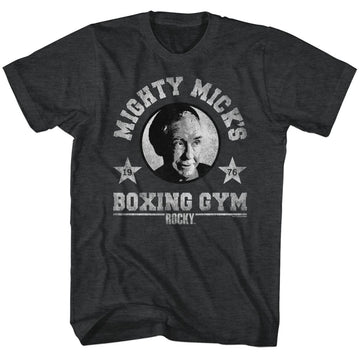 ROCKY MIGHTY MICK S T-Shirt in Black Heather