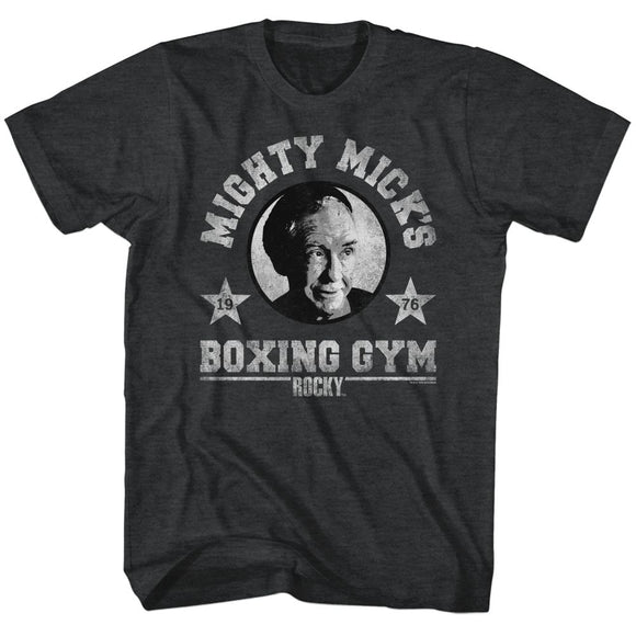 ROCKY MIGHTY MICK S T-Shirt in Black Heather