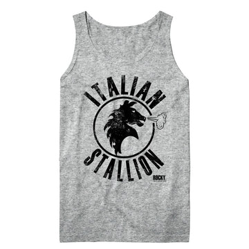 ROCKY STALLION TANK S T-Shirt in GRAY Heather