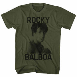 ROCKY BALBOA S T-Shirt in Military Green