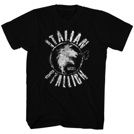 ROCKY CHALK STALLION S T-Shirt in Black