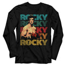 ROCKY 70S COLORS L/S S T-Shirt in Black