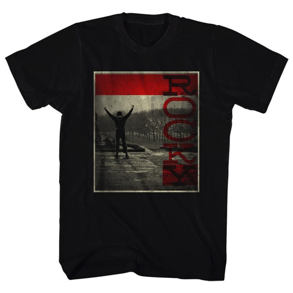 ROCKY FADED S T-Shirt in Black