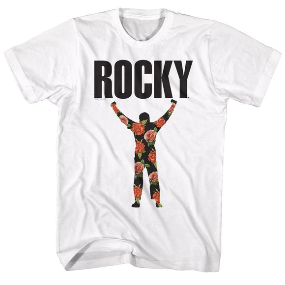 ROCKY FLOWER 1 S T-Shirt in White