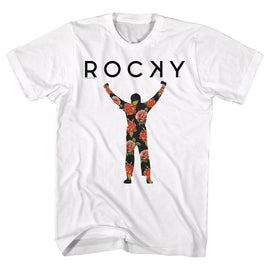 ROCKY FLOWER 2 S T-Shirt in White