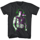 ROCKY GLITCHY S T-Shirt in Black Heather