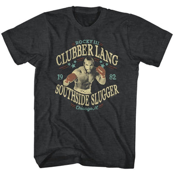 ROCKY SOUTHSIDE SLUGGER S T-Shirt in Black Heather