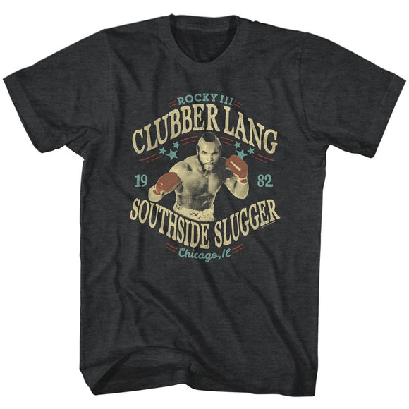 ROCKY SOUTHSIDE SLUGGER S T-Shirt in Black Heather