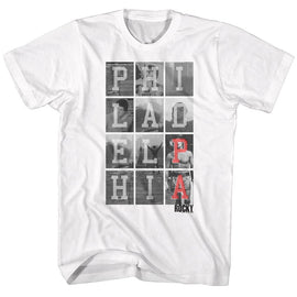 ROCKY PHILLY CHEESE STEAK S T-Shirt in White