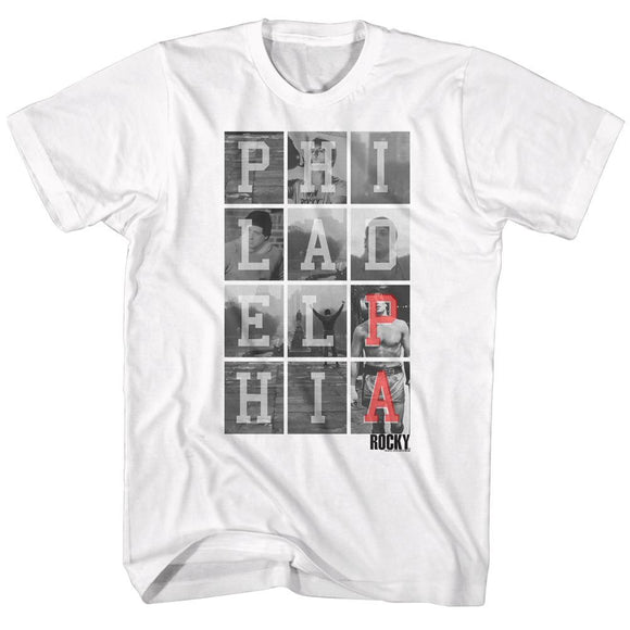 ROCKY PHILLY CHEESE STEAK S T-Shirt in White