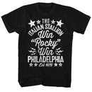 ROCKY WIN HANDMADE S T-Shirt in Black