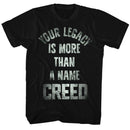 ROCKY TAGLINE S T-Shirt in Black