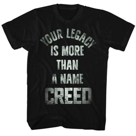 ROCKY TAGLINE S T-Shirt in Black