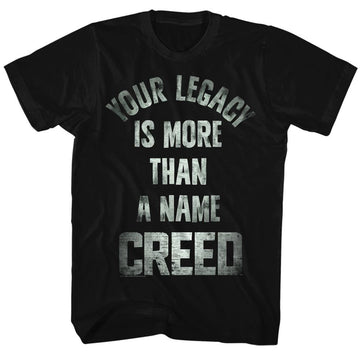 ROCKY TAGLINE S T-Shirt in Black