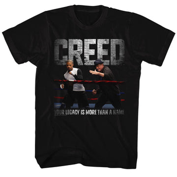 ROCKY EMBRACE THE LEGACY COLOR S T-Shirt in Black
