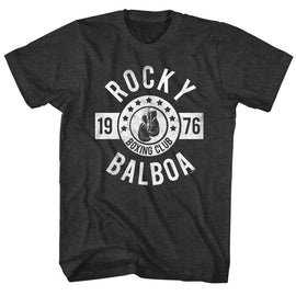 ROCKY BOXING CLUB S T-Shirt in Black Heather