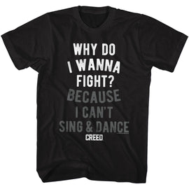 ROCKY WANNAFIGHT S T-Shirt in Black