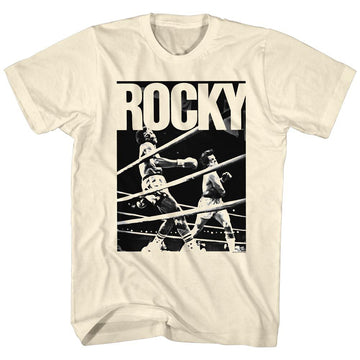 ROCKY KNOCKOUT S T-Shirt in Natural