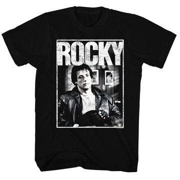 ROCKY SITTING S T-Shirt in Black