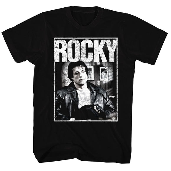 ROCKY SITTING S T-Shirt in Black