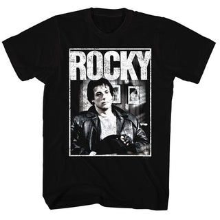 Rocky Rocky Sitting Adult T-Shirts