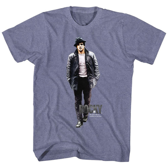 ROCKY MILLION TO ONE S T-Shirt in Indigo Heather