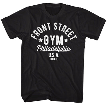 ROCKY FRONT STREET S T-Shirt in Black