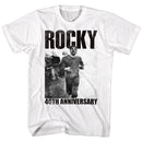 ROCKY 40TH S T-Shirt in White