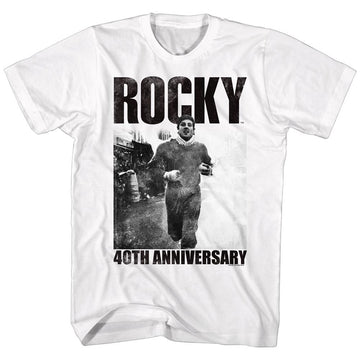 ROCKY 40TH S T-Shirt in White