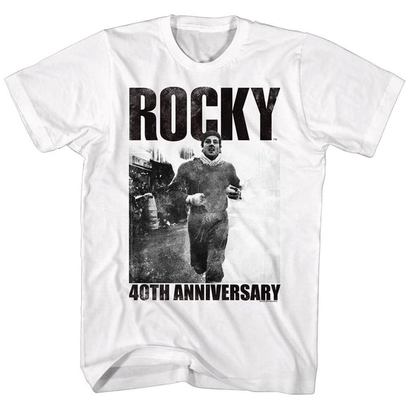 ROCKY 40TH S T-Shirt in White