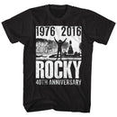 ROCKY 40TH ANNIVERSARY 3 S T-Shirt in Black