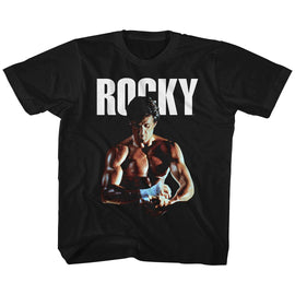 ROCKY FIST TAPE TODDLER 2T T-Shirt in Black