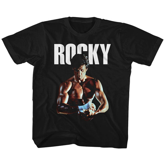 ROCKY FIST TAPE TODDLER 2T T-Shirt in Black