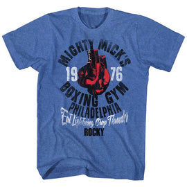 ROCKY MICKS GYM S T-Shirt in Royal Heather