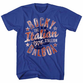 ROCKY ITALIAN STALLION S T-Shirt in Royal