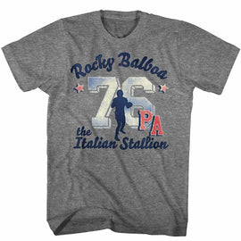 ROCKY ATHLETIC 76 S T-Shirt in Graphite Heather