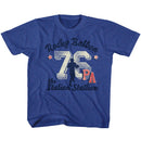 ROCKY ATH 76 TAKE 2 TODDLER 2T T-Shirt in Royal Heather