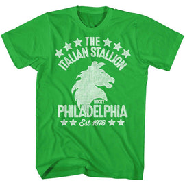 ROCKY WHITE STALLIONISH S T-Shirt in Kelly