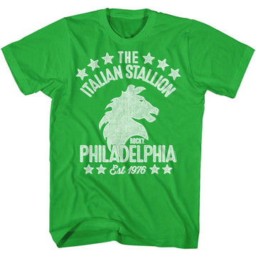 ROCKY WHITE STALLIONISH S T-Shirt in Kelly
