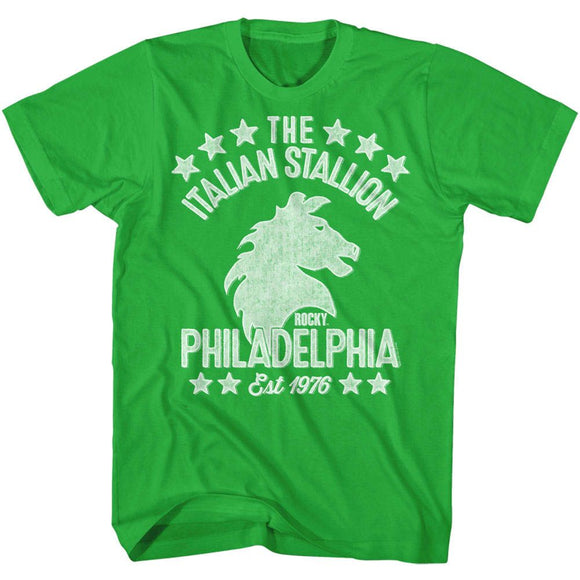 ROCKY WHITE STALLIONISH S T-Shirt in Kelly