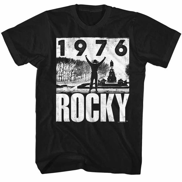 ROCKY 76 IS AWESOME S T-Shirt in Black